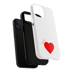 Red Heart Love Design Phone Case | Tough Magnetic Case