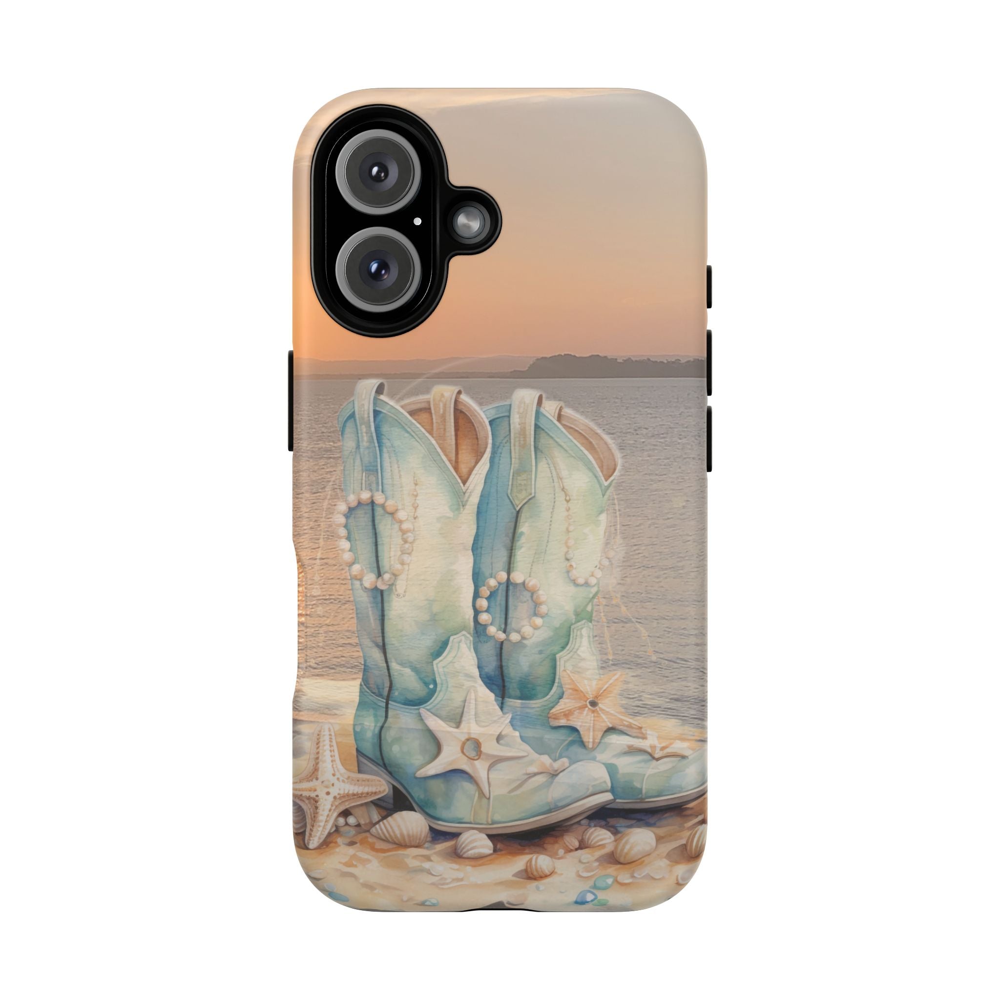 Turquoise Cowboy Boots Phone Case | Tough Magnetic Case