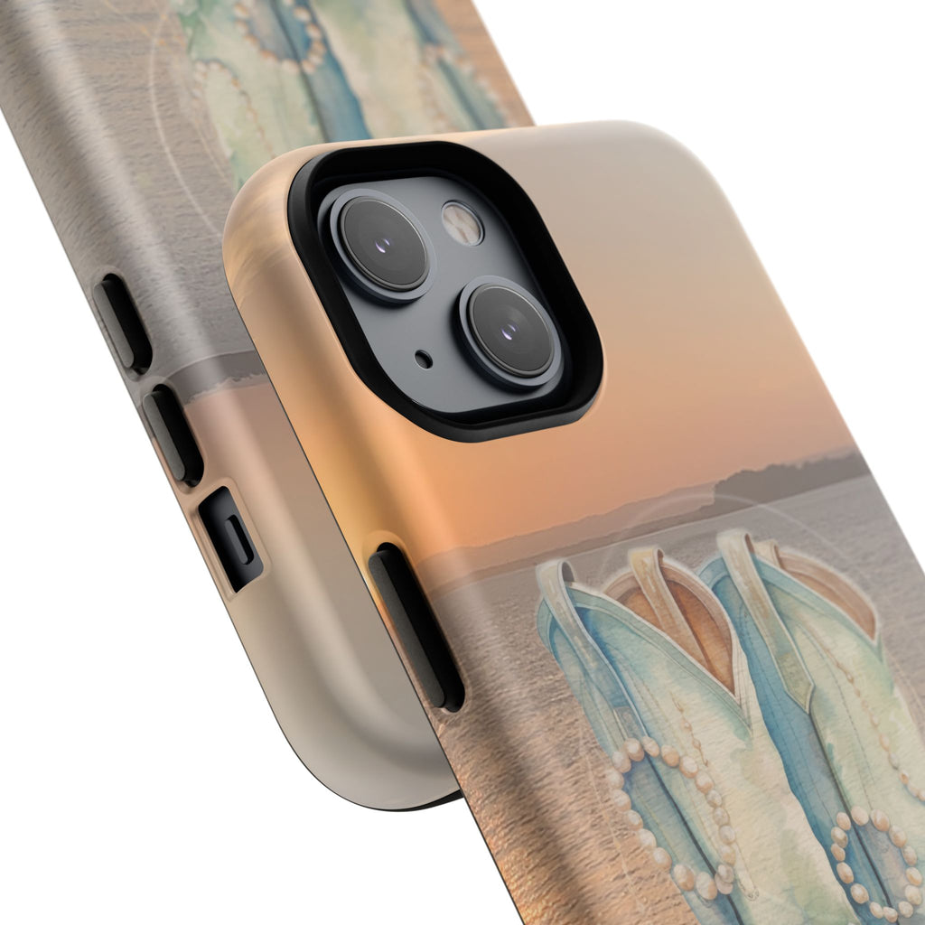 Sundown Boots Phone Case | Coastal Western Artwork| Tough Magnetic Case