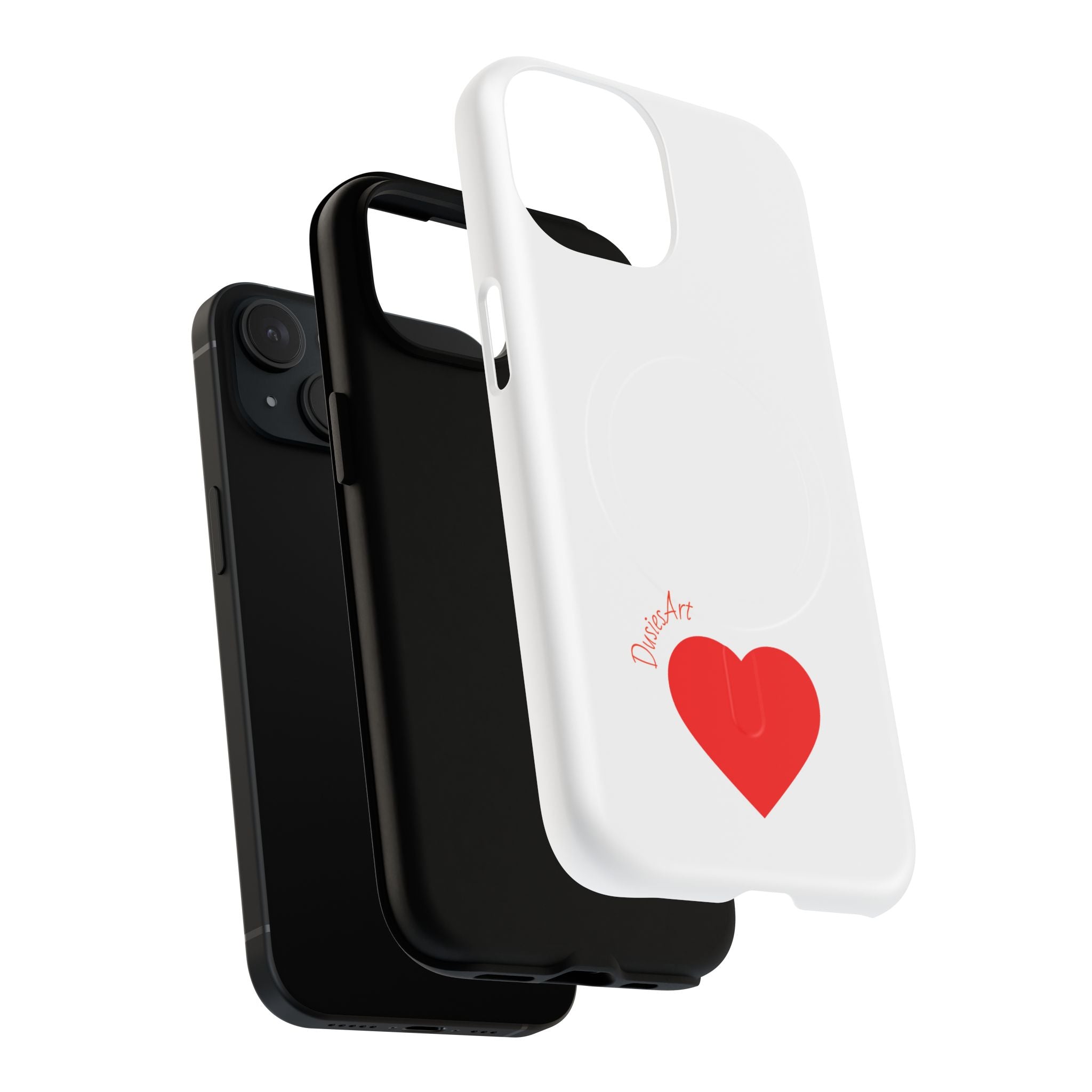 Red Heart Love Design Phone Case | Tough Magnetic Case