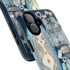 Sundown Cowgirl Boots Navy Tough Case