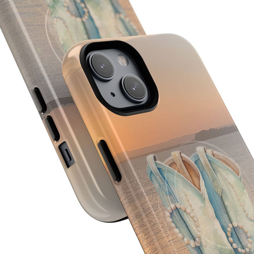 Sundown Boots Phone Case | Coastal Western Artwork| Tough Magnetic Case