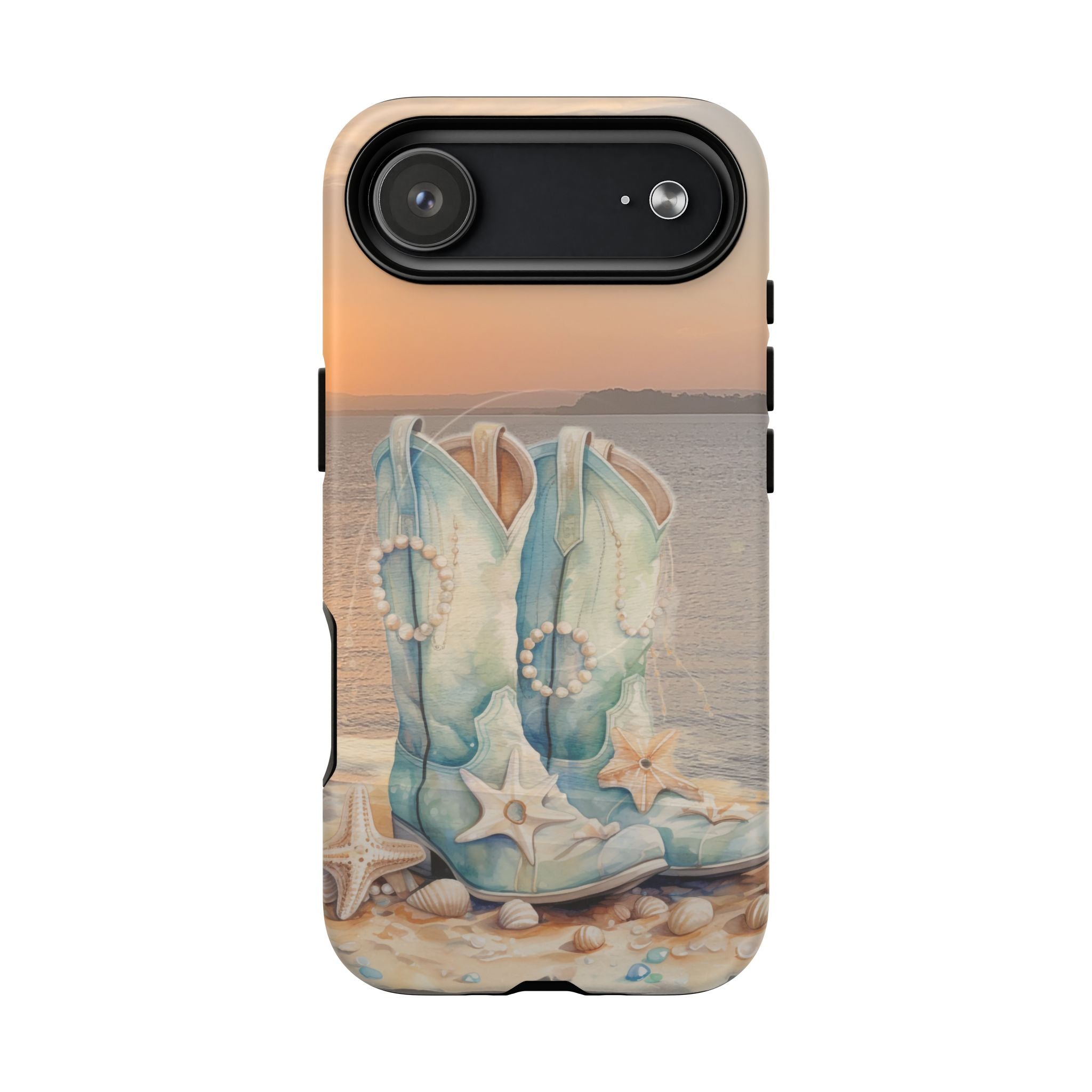 Turquoise Cowboy Boots Phone Case | Tough Magnetic Case