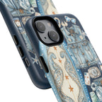Sundown Cowgirl Boots Navy Tough Case