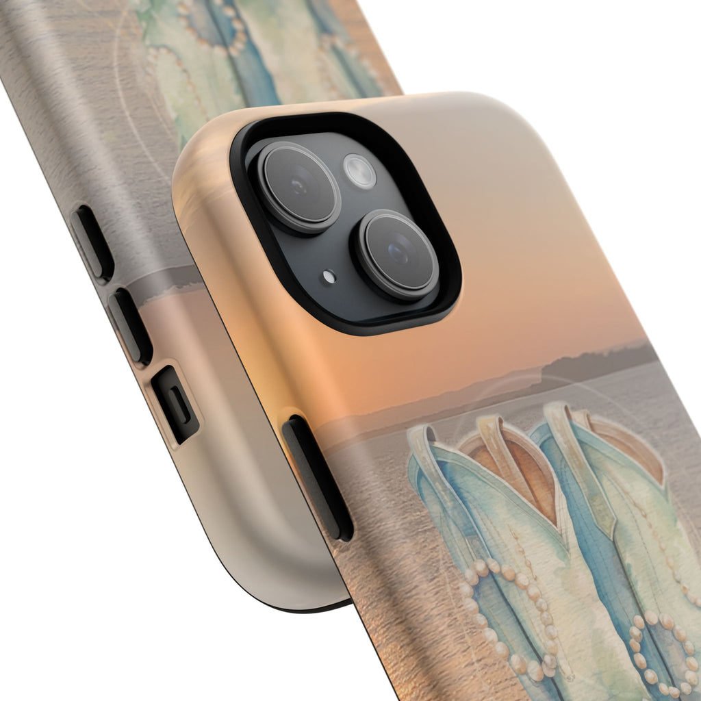 Sundown Boots Phone Case | Coastal Western Artwork| Tough Magnetic Case