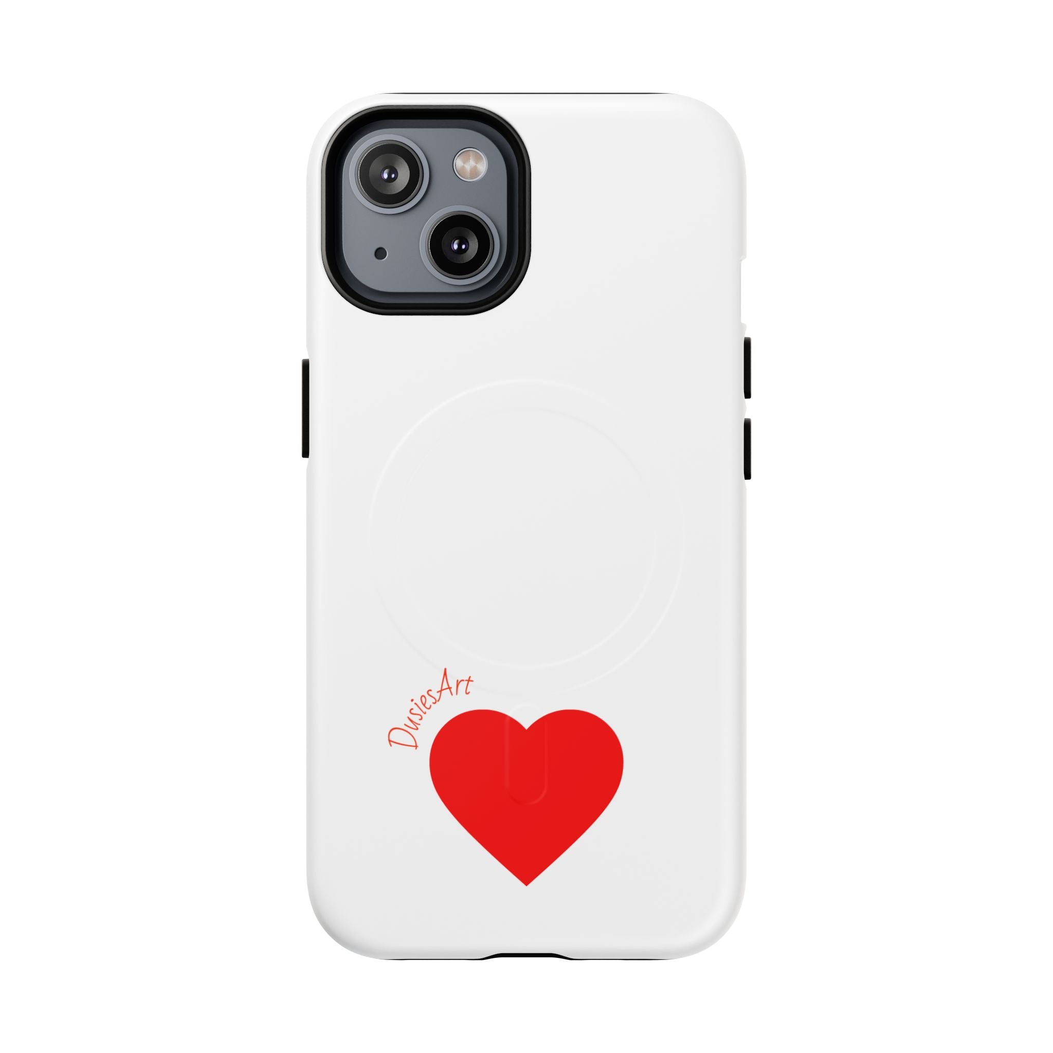 Red Heart Love Design Phone Case | Tough Magnetic Case