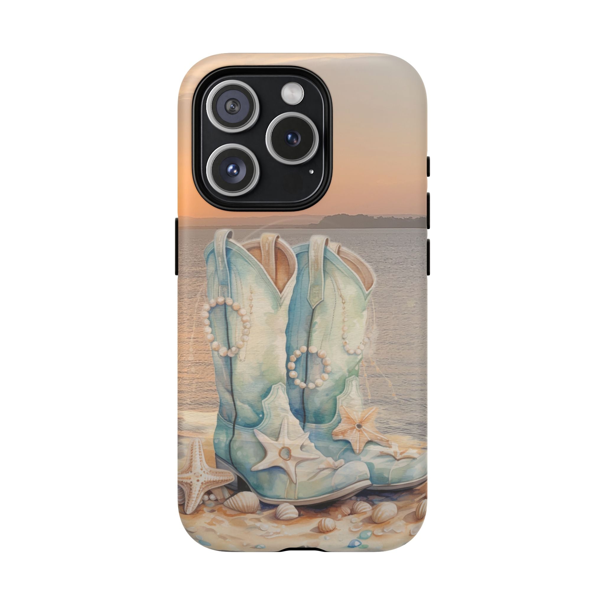 Turquoise Cowboy Boots Phone Case | Tough Magnetic Case