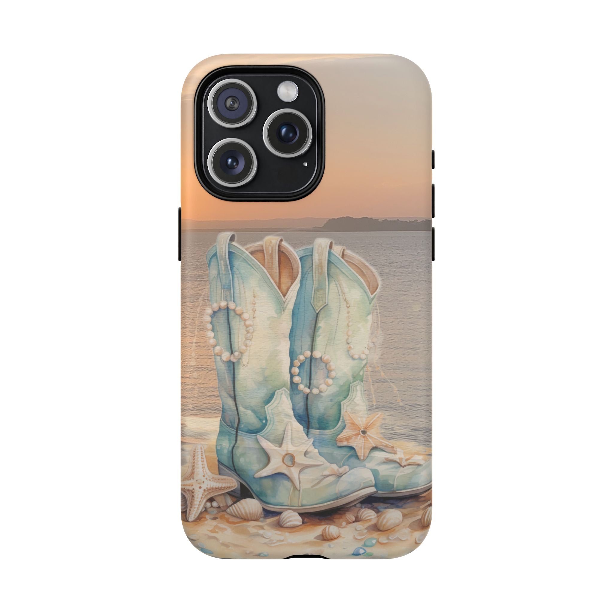 Turquoise Cowboy Boots Phone Case | Tough Magnetic Case