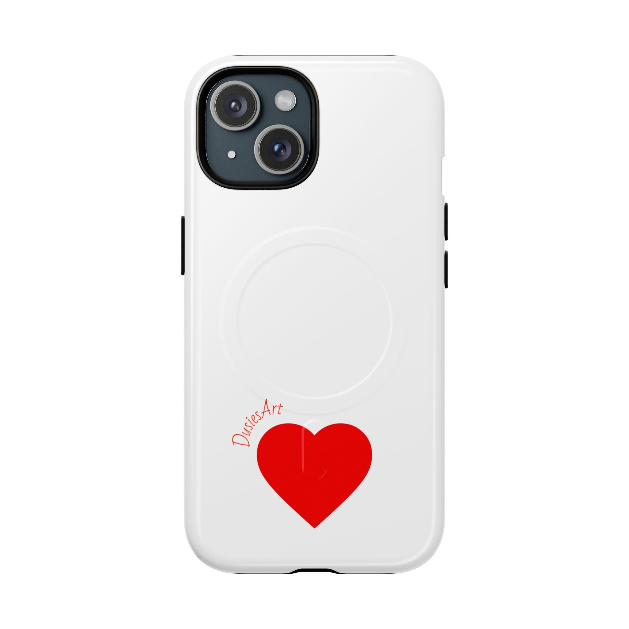Red Heart Love Design Phone Case | Tough Magnetic Case