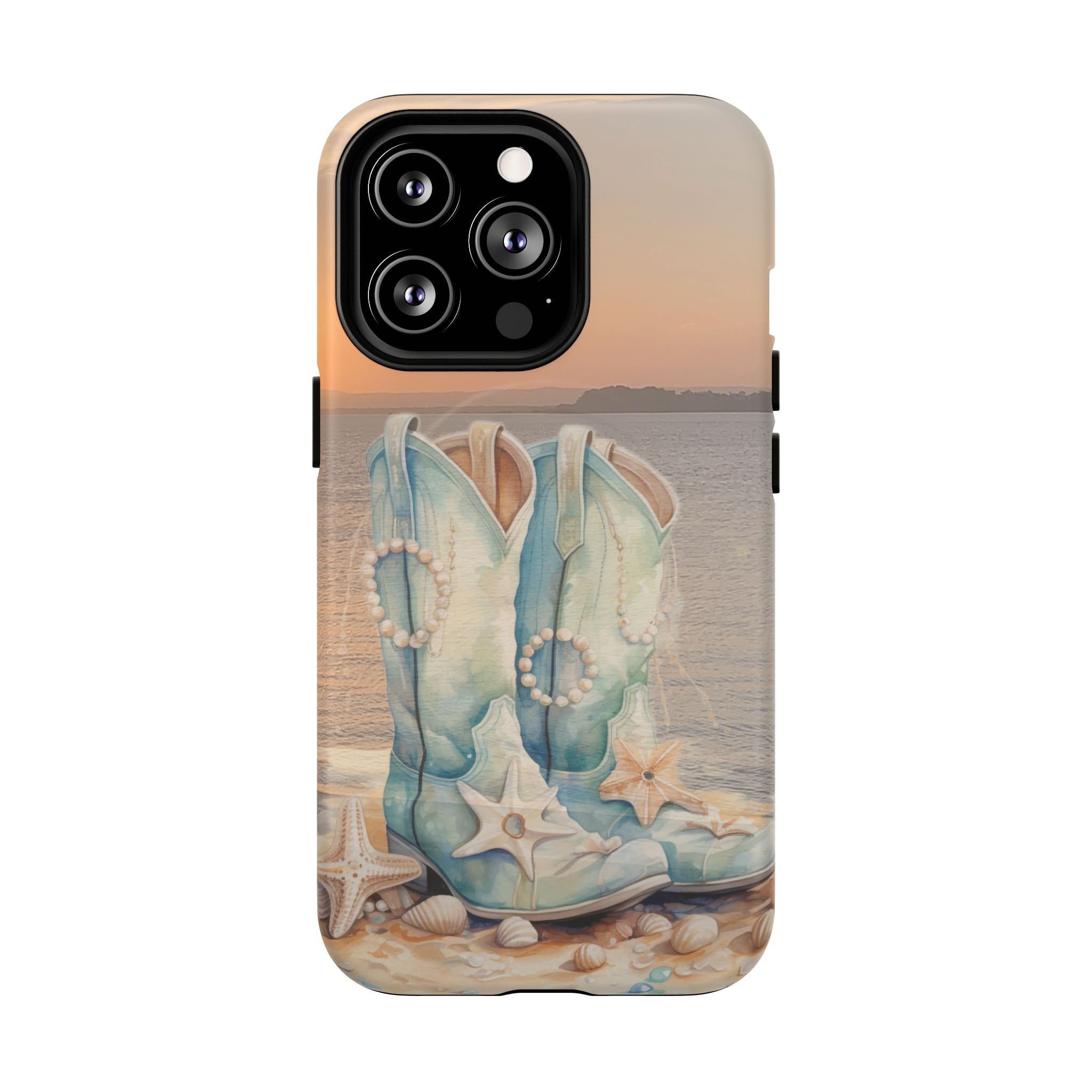 Turquoise Cowboy Boots Phone Case | Tough Magnetic Case