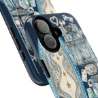 Sundown Cowgirl Boots Navy Tough Case