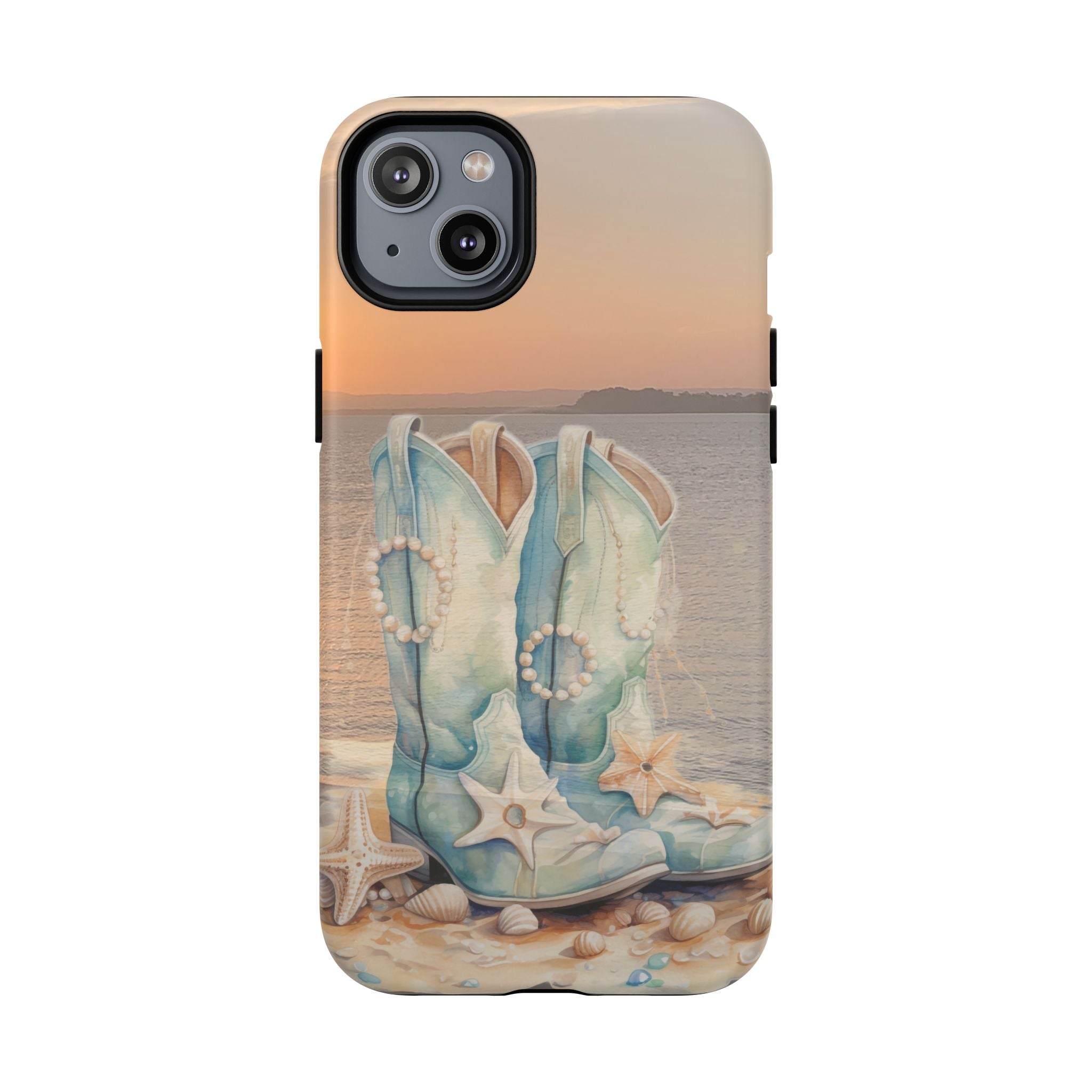 Turquoise Cowboy Boots Phone Case | Tough Magnetic Case