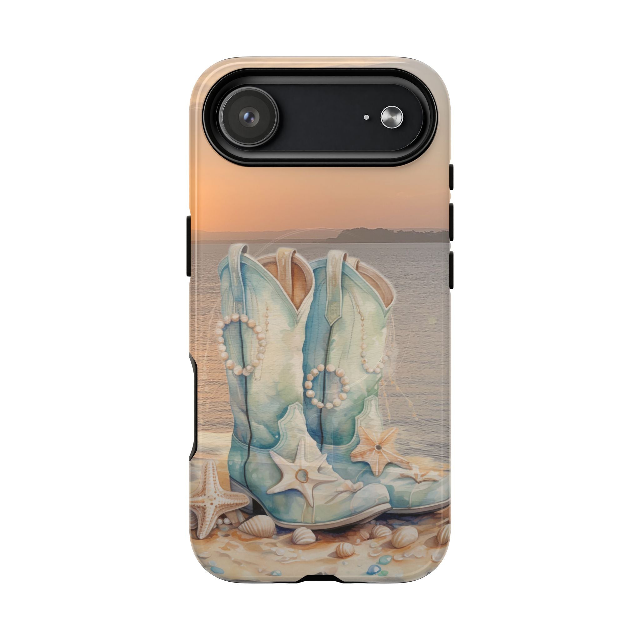 Turquoise Cowboy Boots Phone Case | Tough Magnetic Case