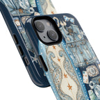 Sundown Cowgirl Boots Navy Tough Case