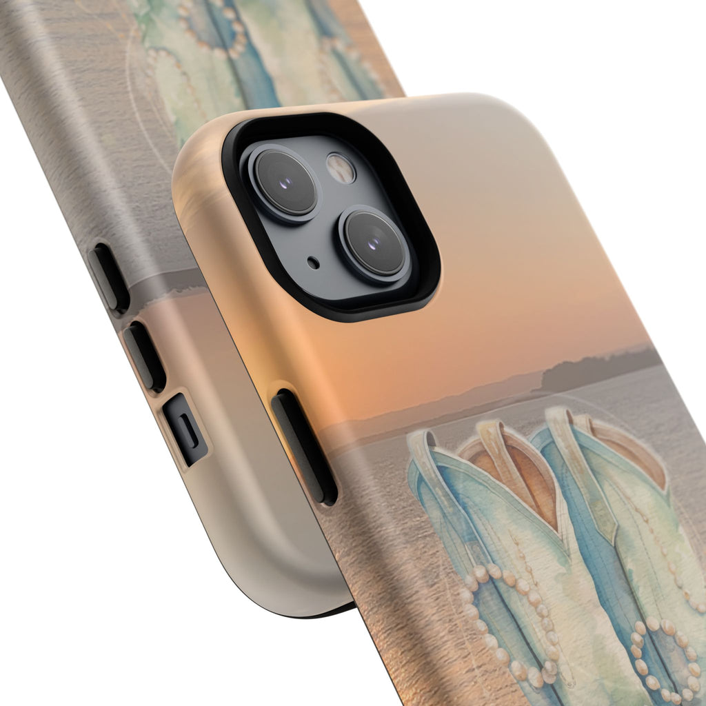Sundown Boots Phone Case | Coastal Western Artwork| Tough Magnetic Case