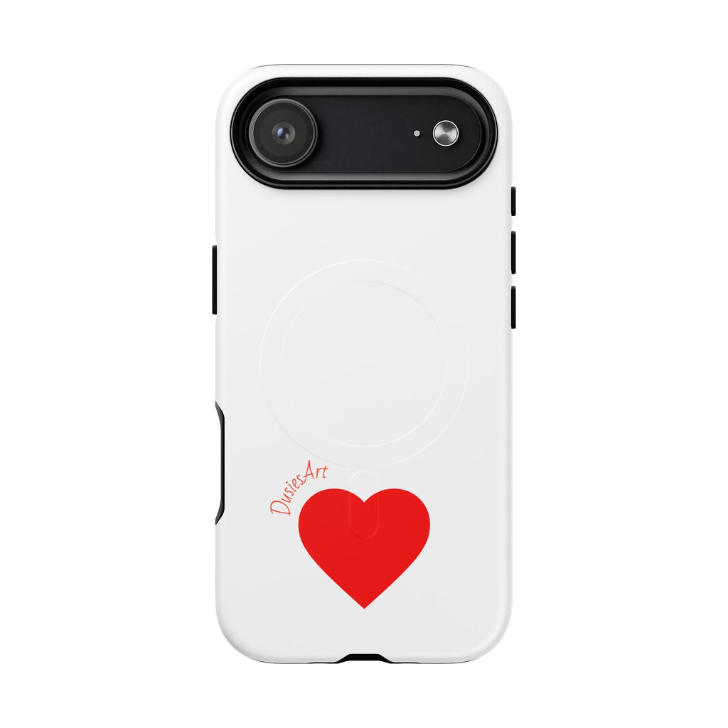 Red Heart Love Design Phone Case | Tough Magnetic Case