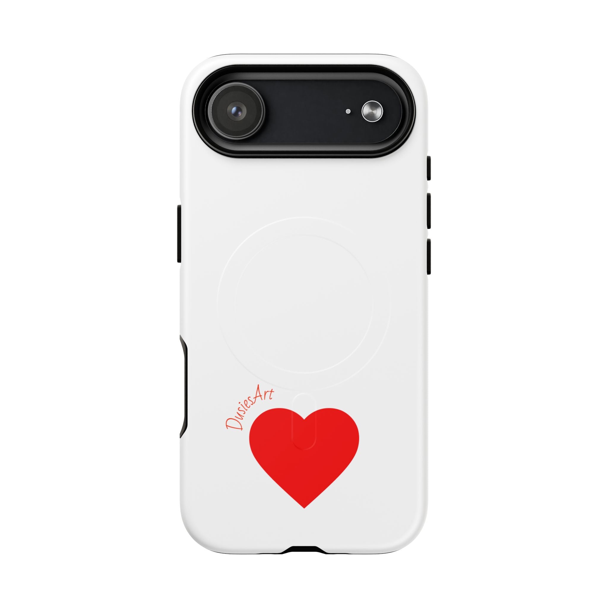 Red Heart Love Design Phone Case | Tough Magnetic Case