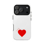Red Heart Love Design Phone Case | Tough Magnetic Case