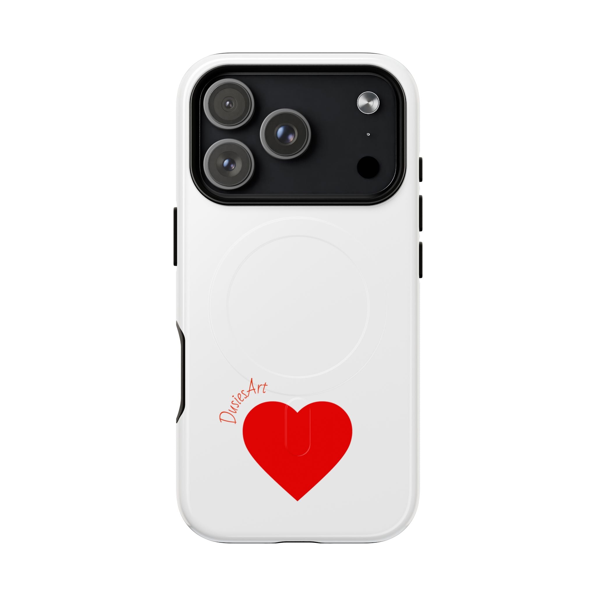 Red Heart Love Design Phone Case | Tough Magnetic Case