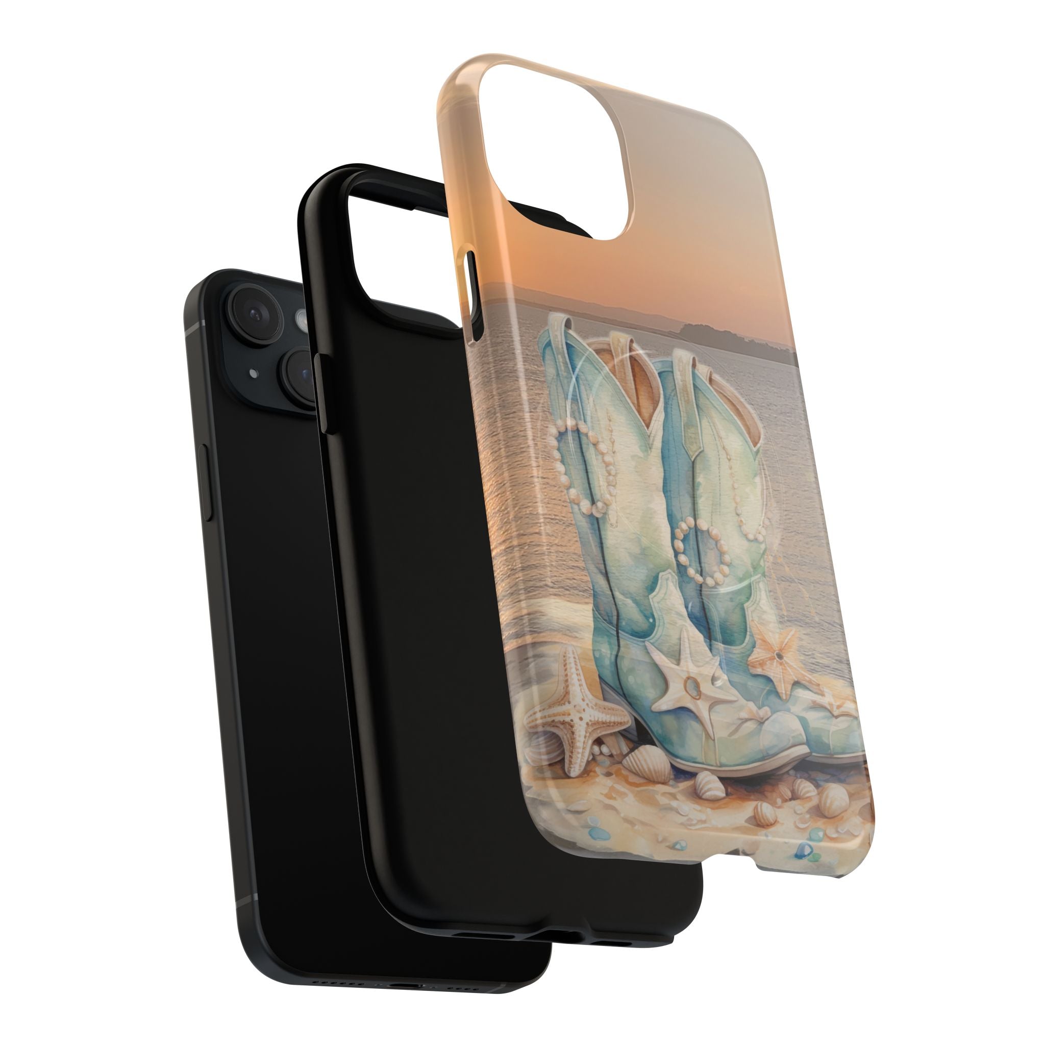 Turquoise Cowboy Boots Phone Case | Tough Magnetic Case