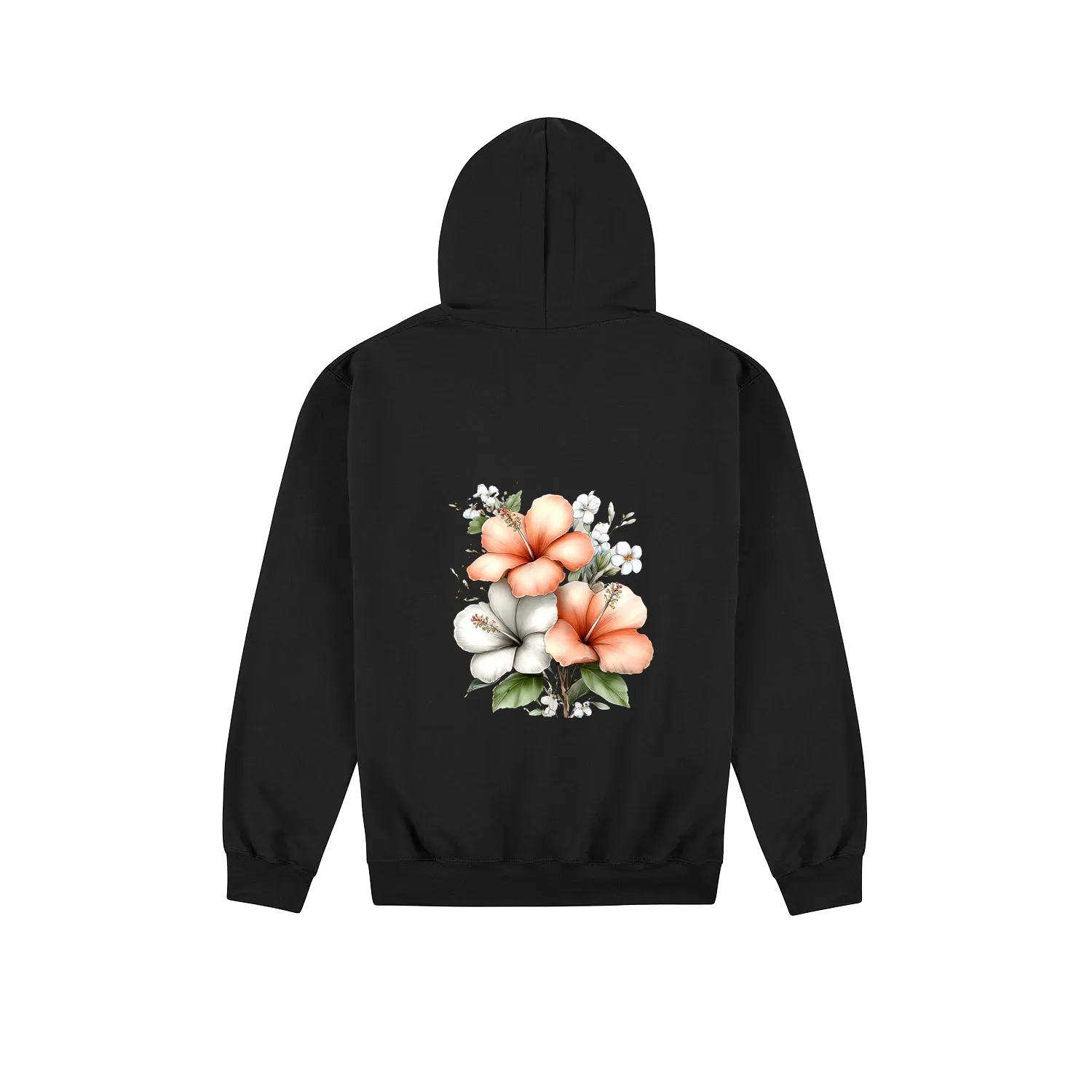 Black back flat lay