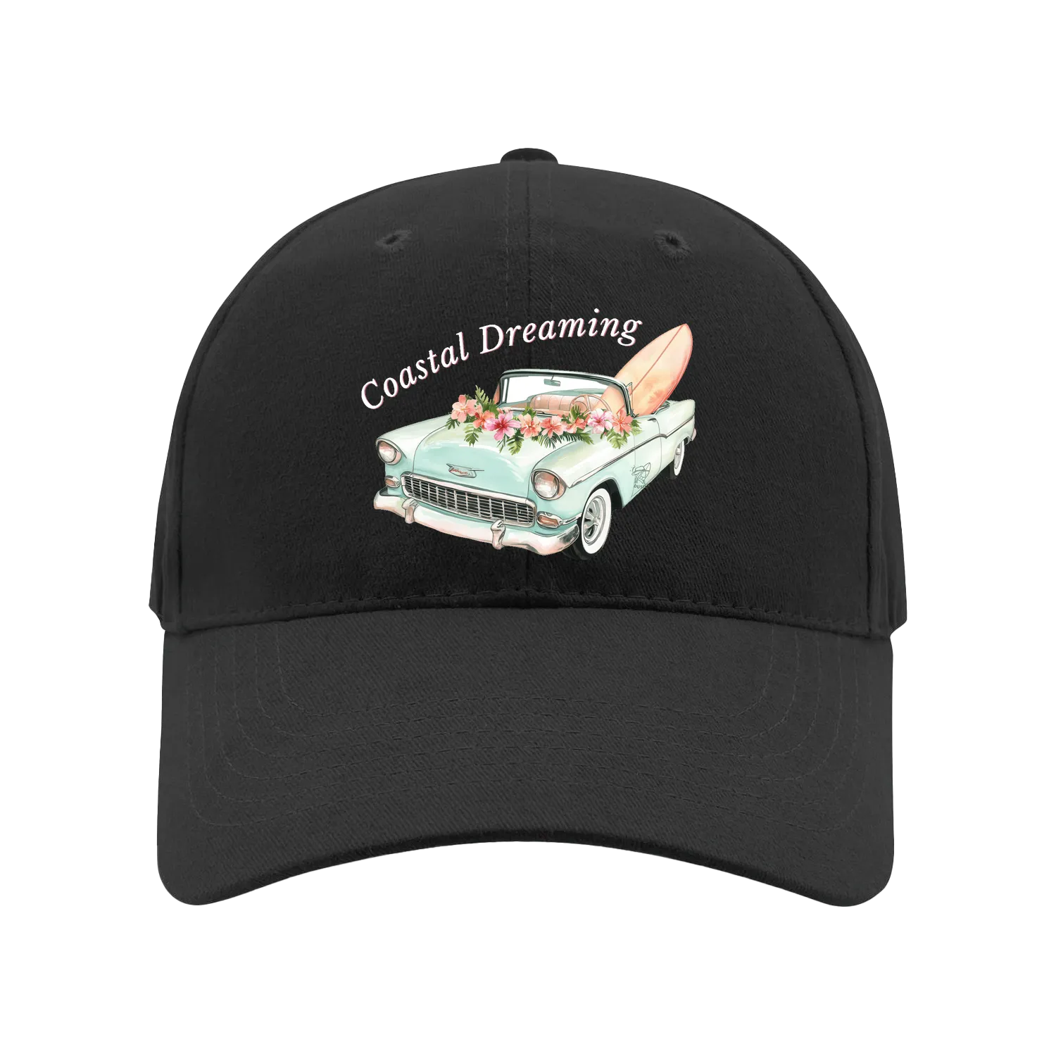 Black front flat lay