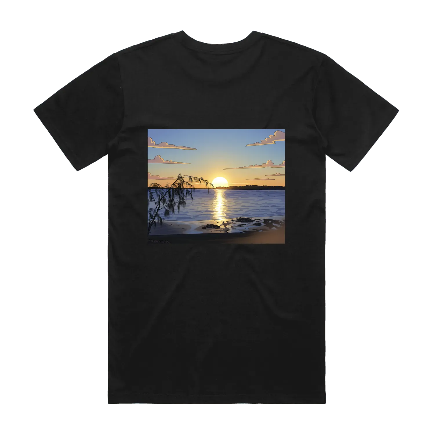 Dusies Coastal Tee - Quiet Horizon