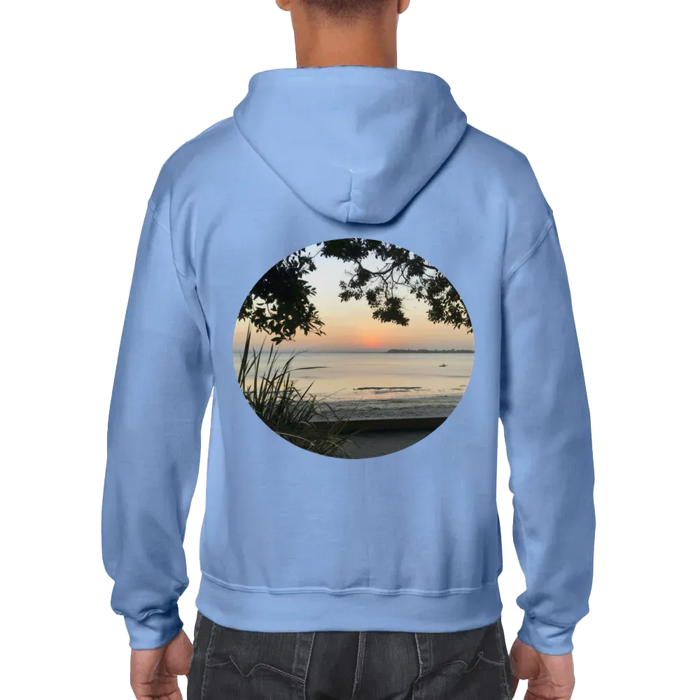 Carolina Blue back flat lay