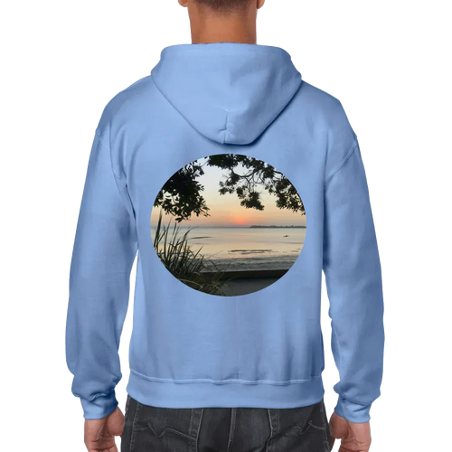 Carolina Blue back flat lay
