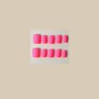 Coral Glow Press-on Nail Set (Large)