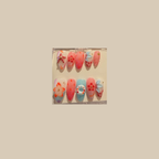 Coral Lagoon Press On-Nail Set