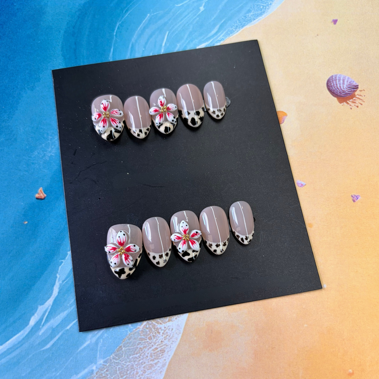 Frangipani Island Press-On Nail Set