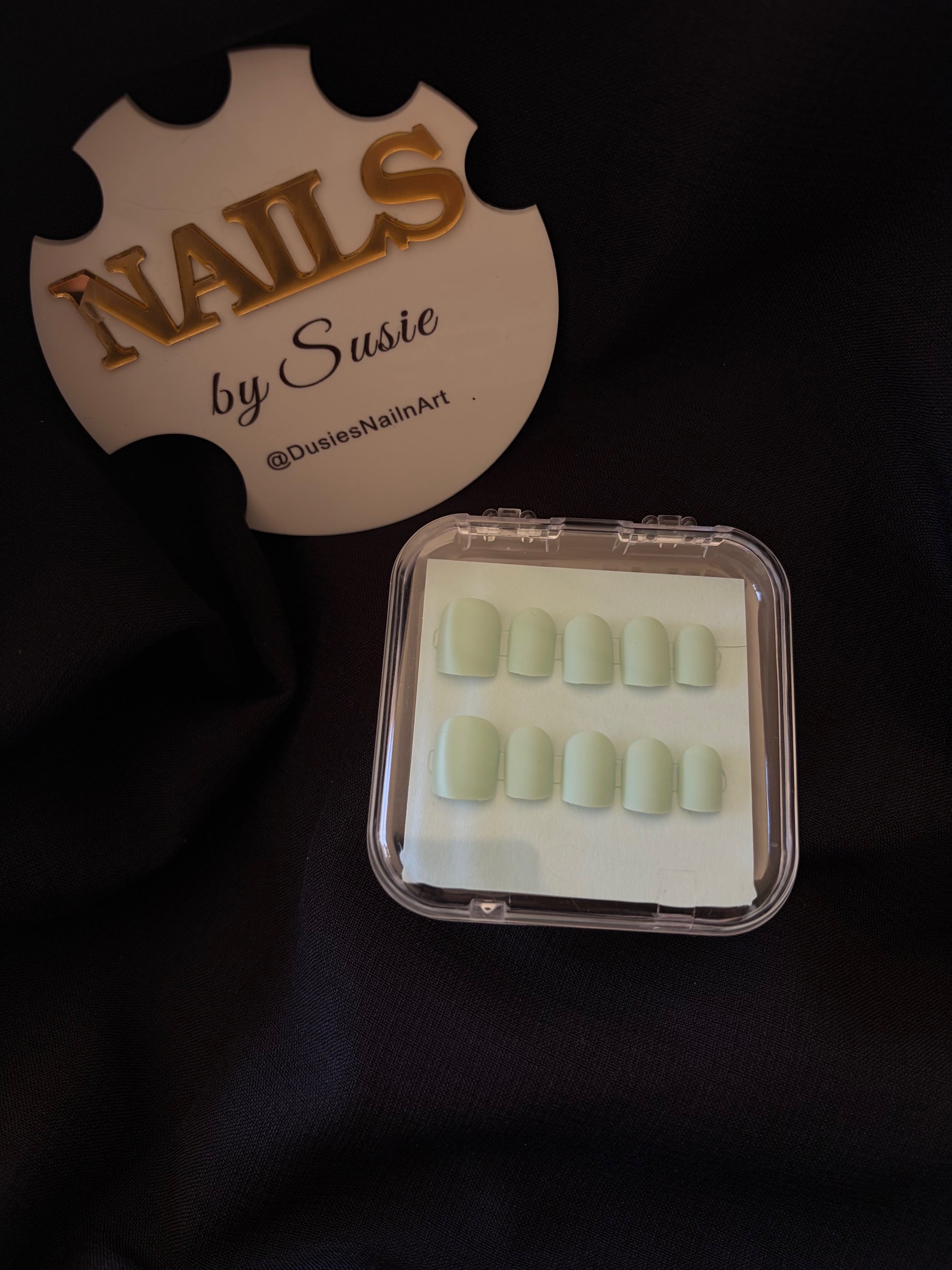Sage Tide Press-on Nail Set (Large)