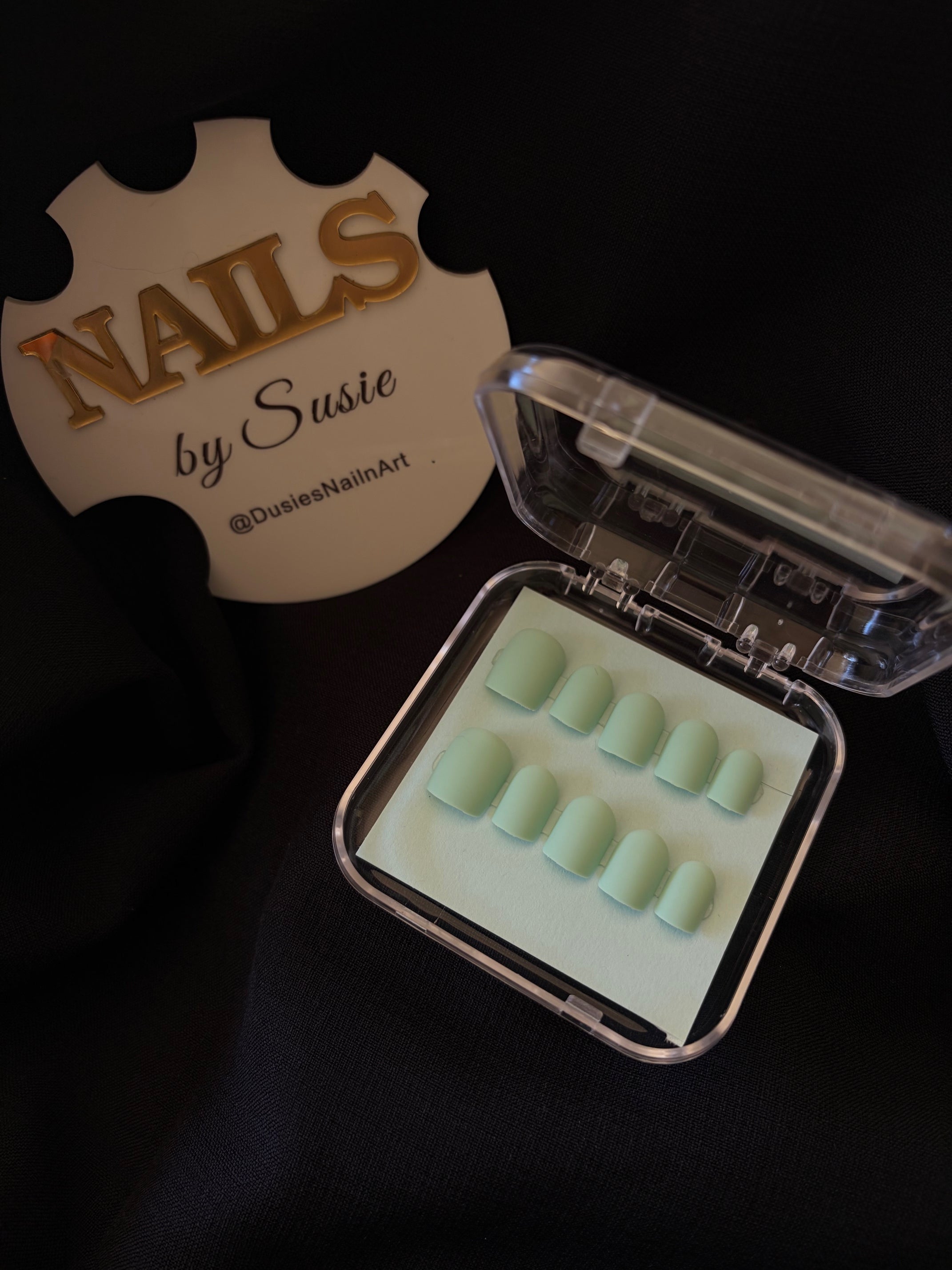 Sage Tide Press-on Nail Set (Large)