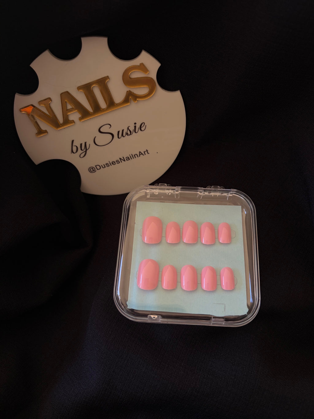 Pink Tide Press-on Nail Set (Large)
