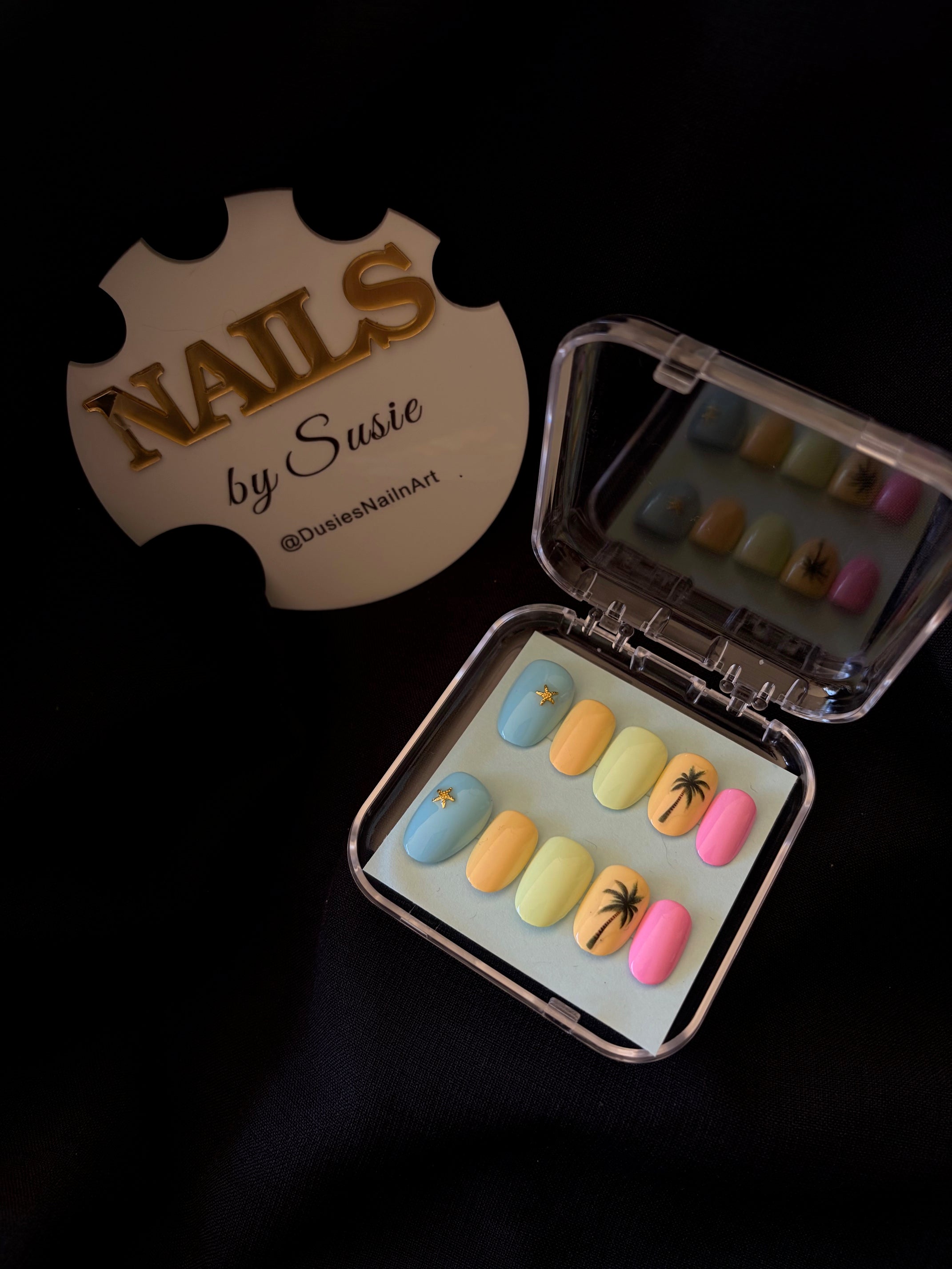 Island Glow Press On-Nail Set