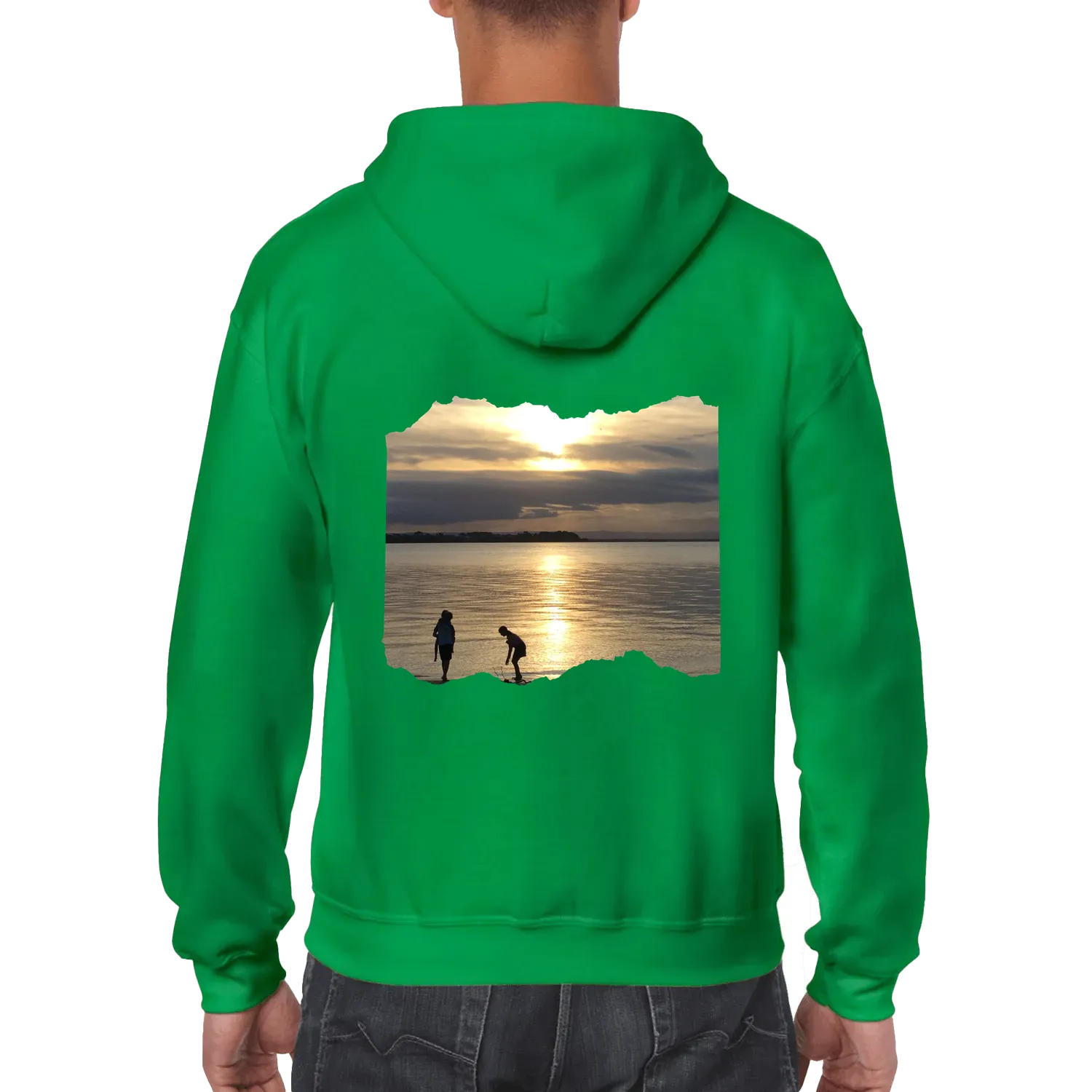 Irish Green back flat lay