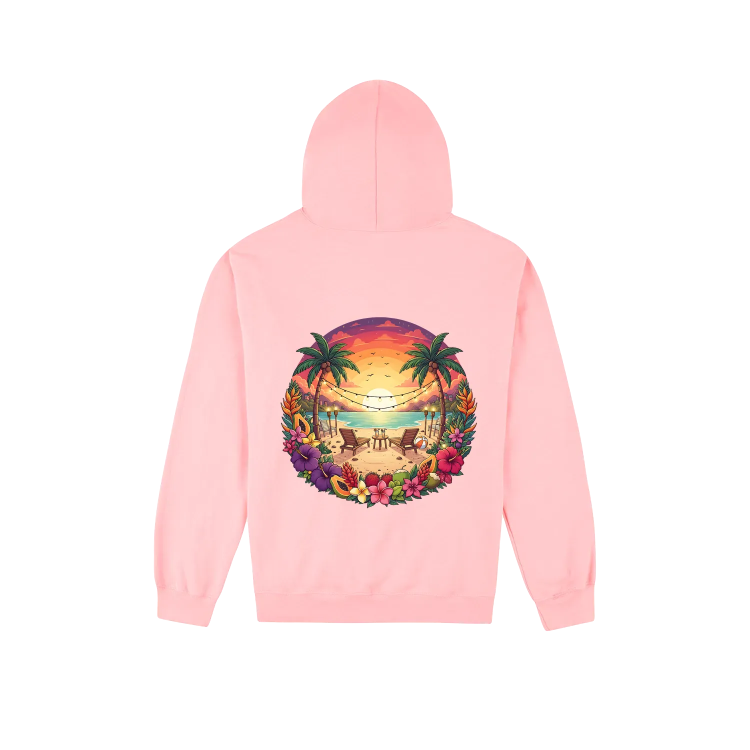 Light Pink back flat lay