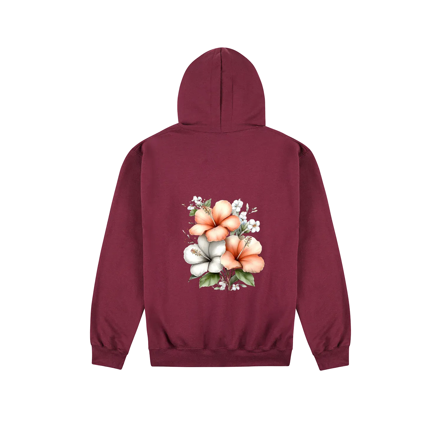 Maroon back flat lay