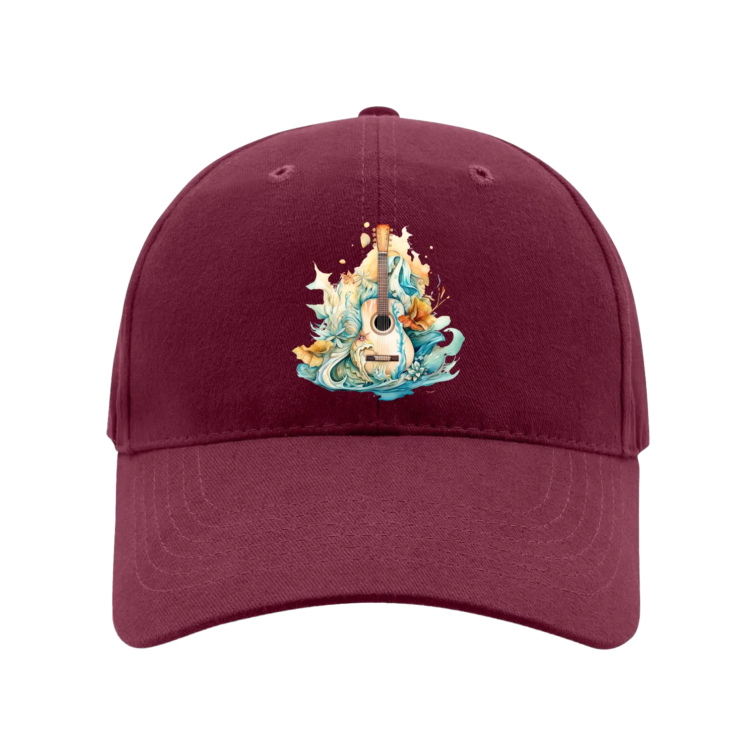 Maroon front flat lay