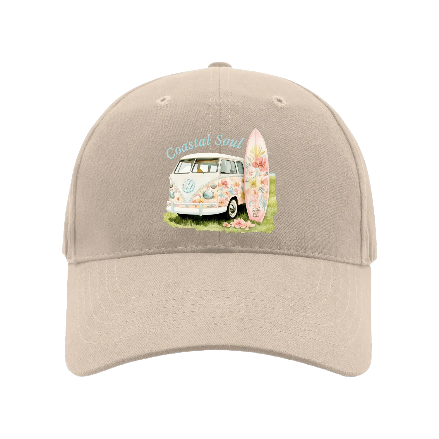 Natural front flat lay