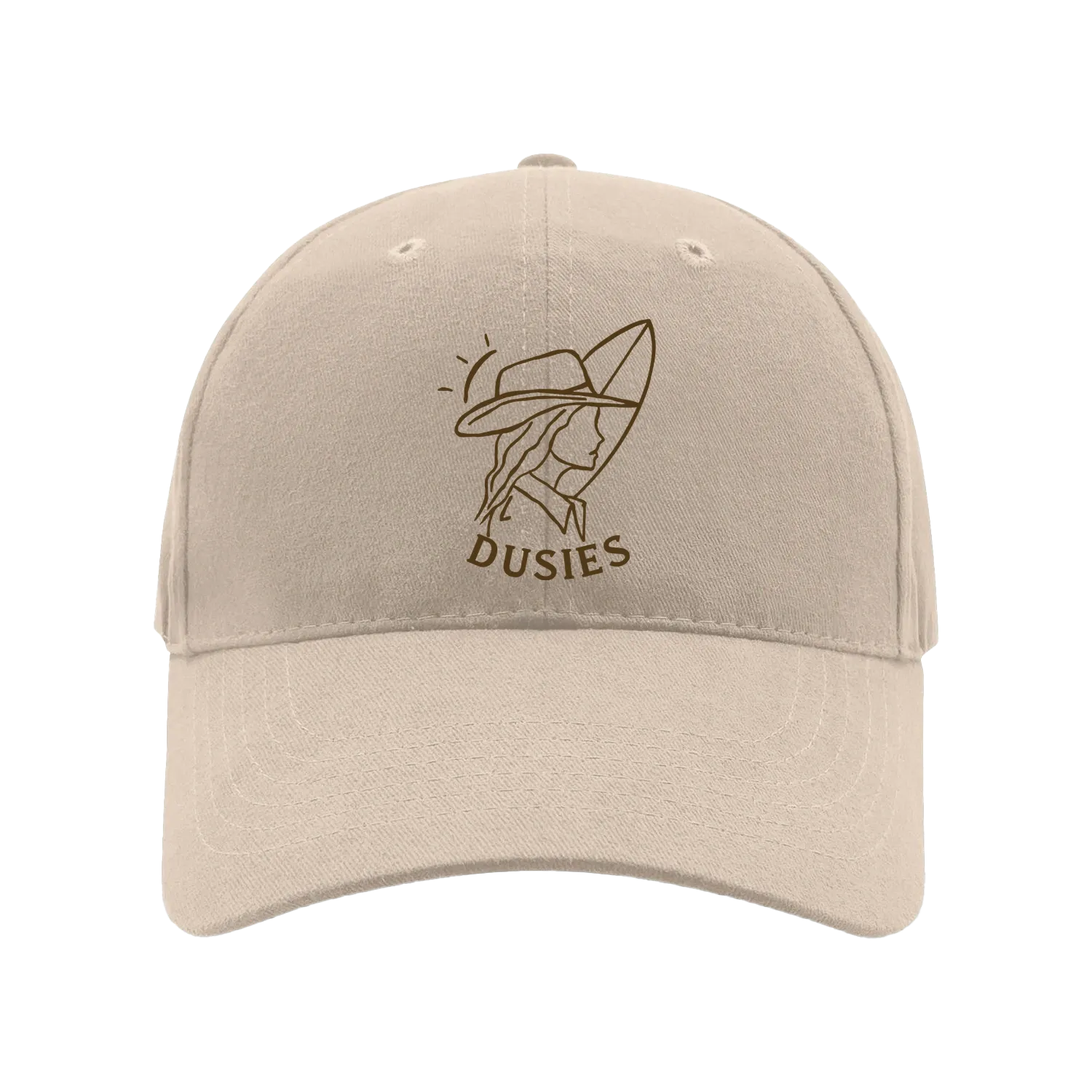 Natural front flat lay