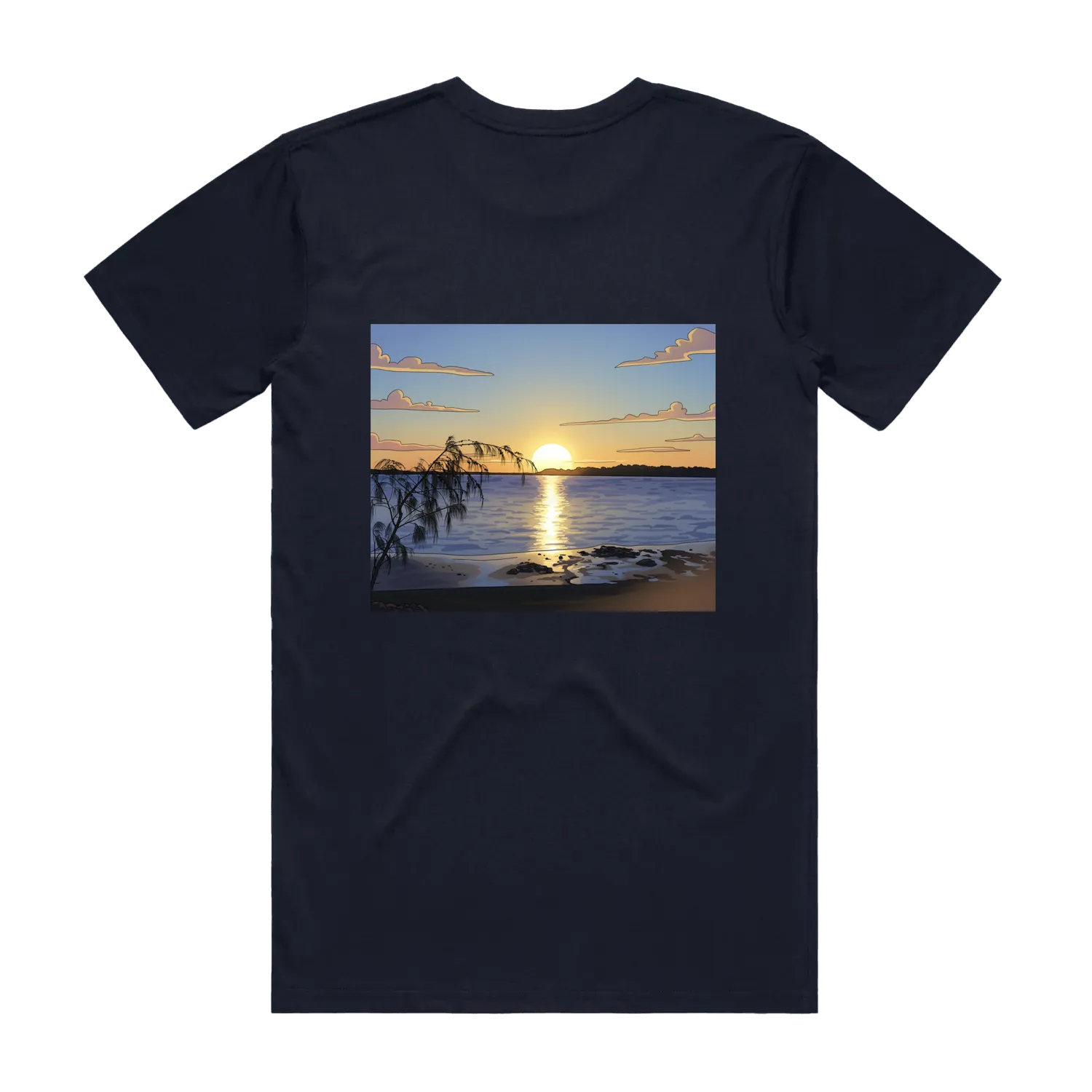 Dusies Coastal Tee - Quiet Horizon