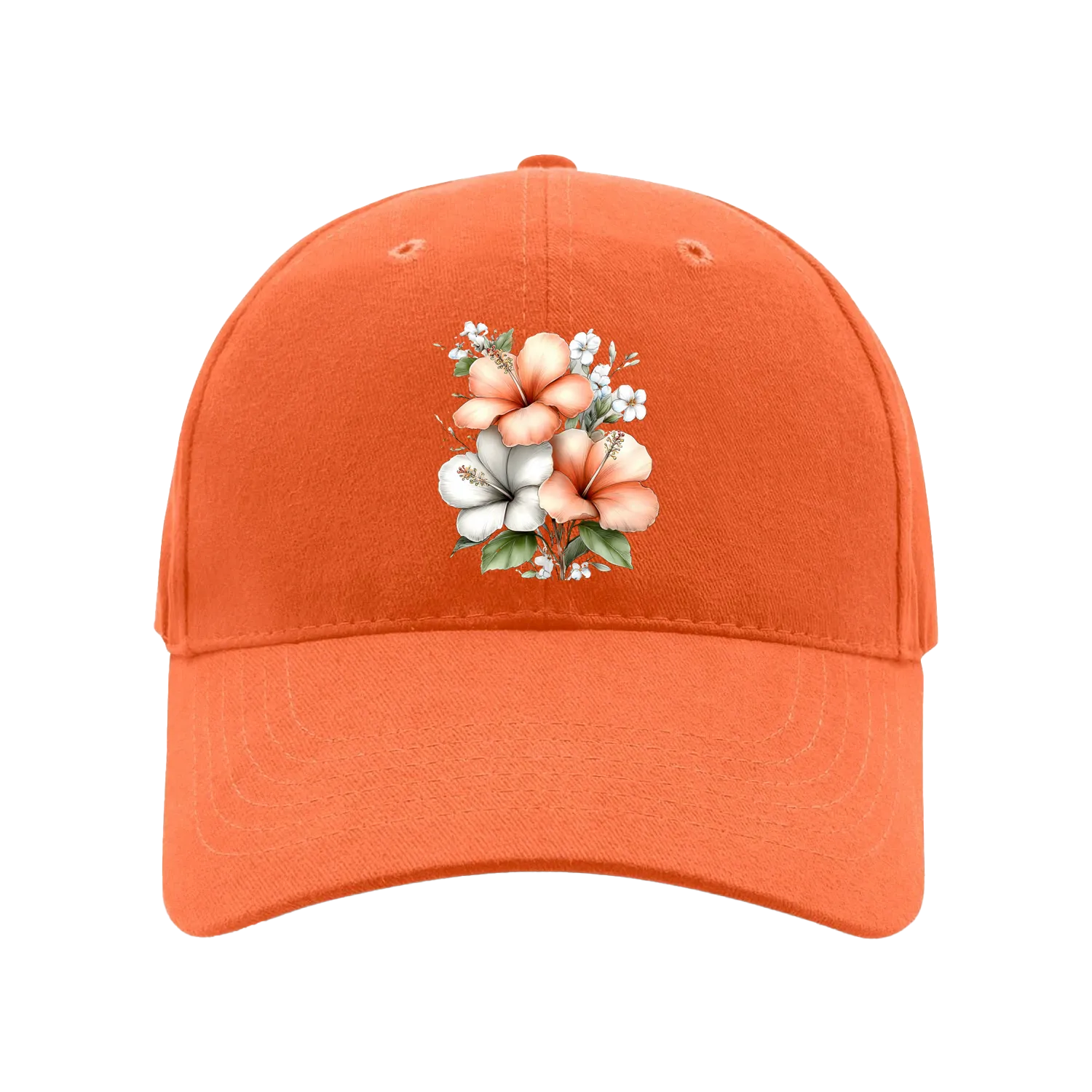 Orange front flat lay