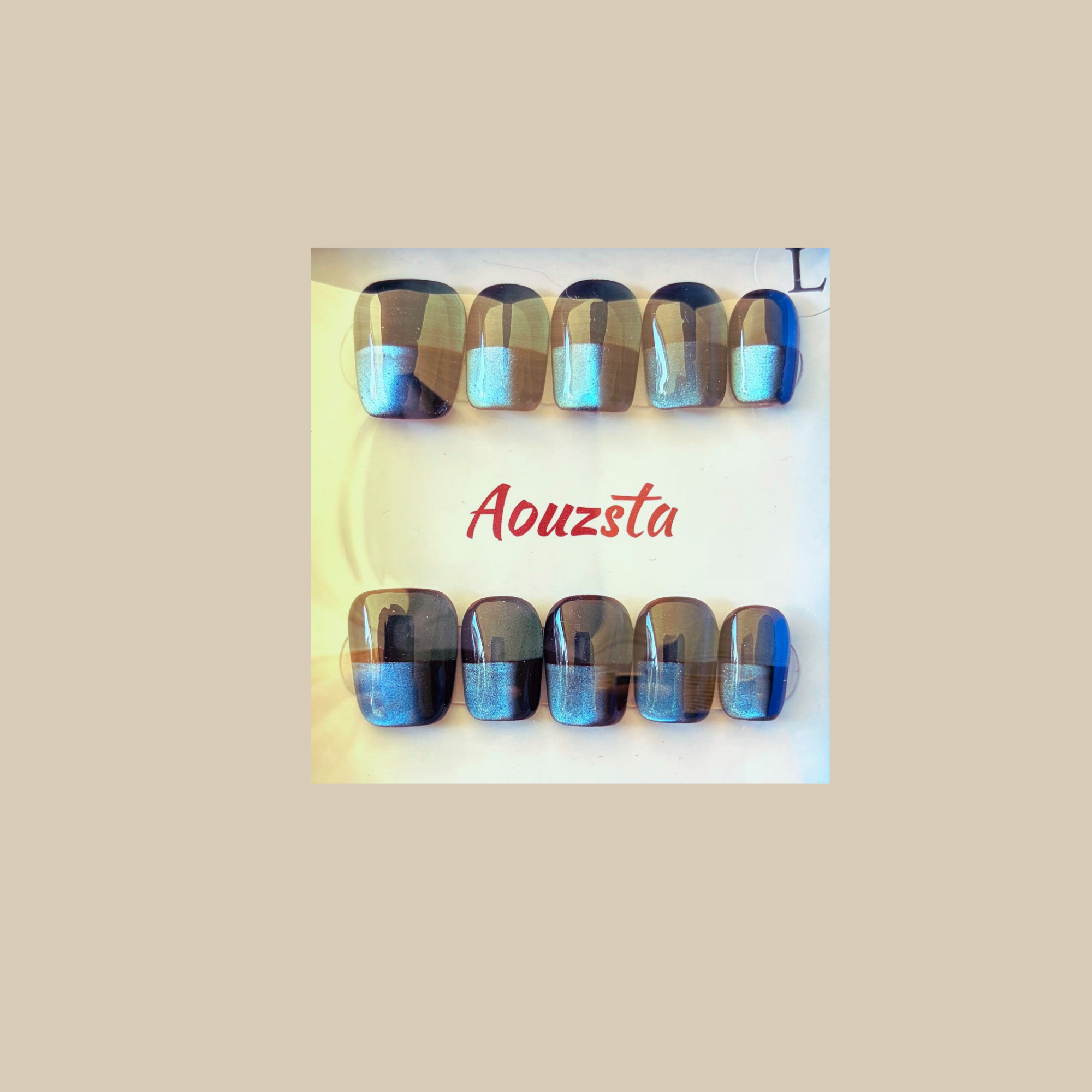 Ocean Steel Press On-Nail Set