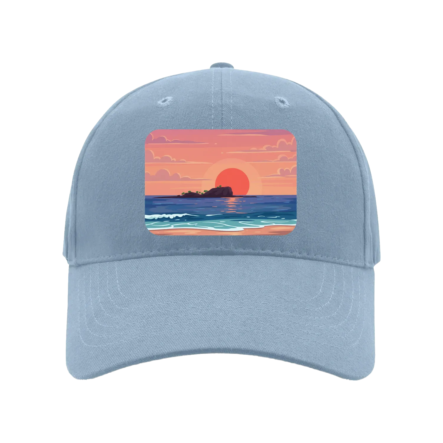 Powder Blue front flat lay