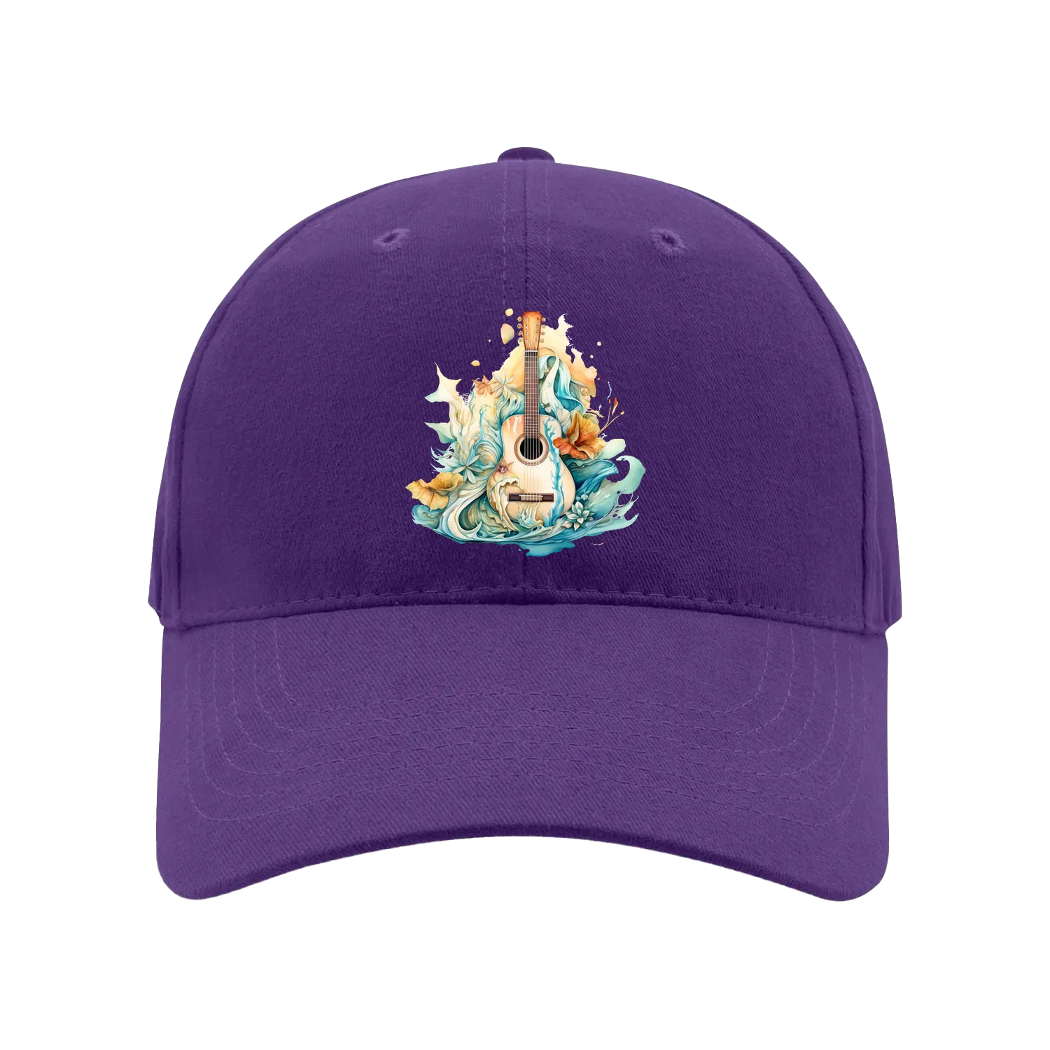 Purple front flat lay