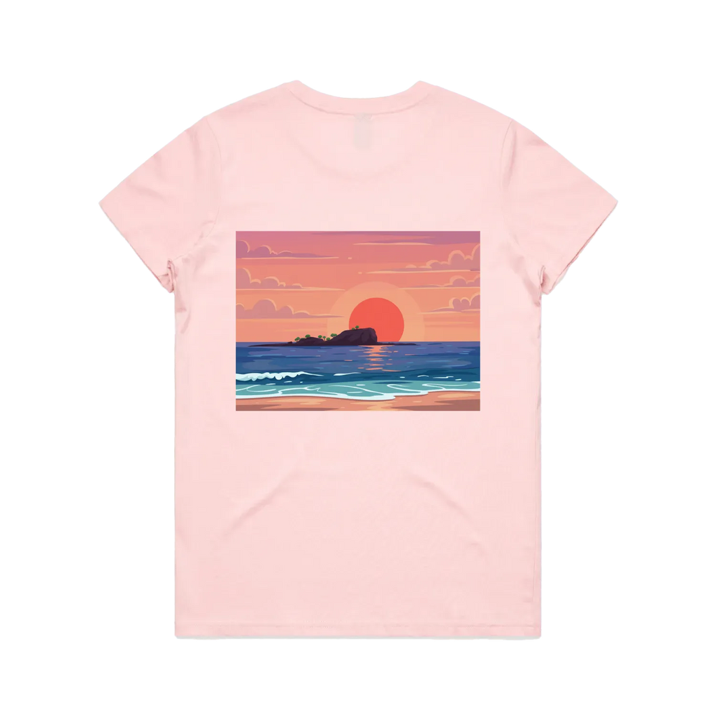 Dusies Coastal Tee - Quiet Shore