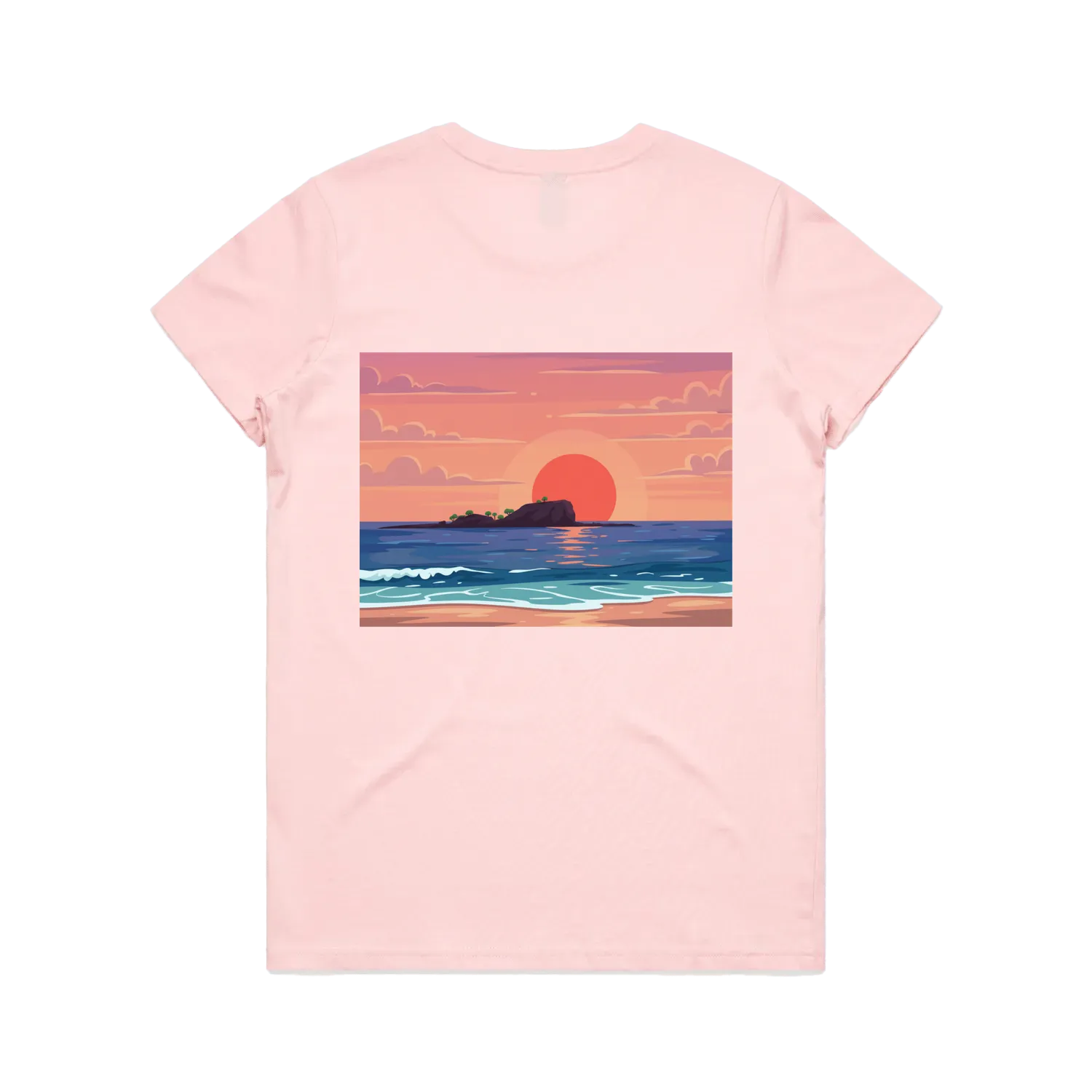 Dusies Coastal Tee - Quiet Shore