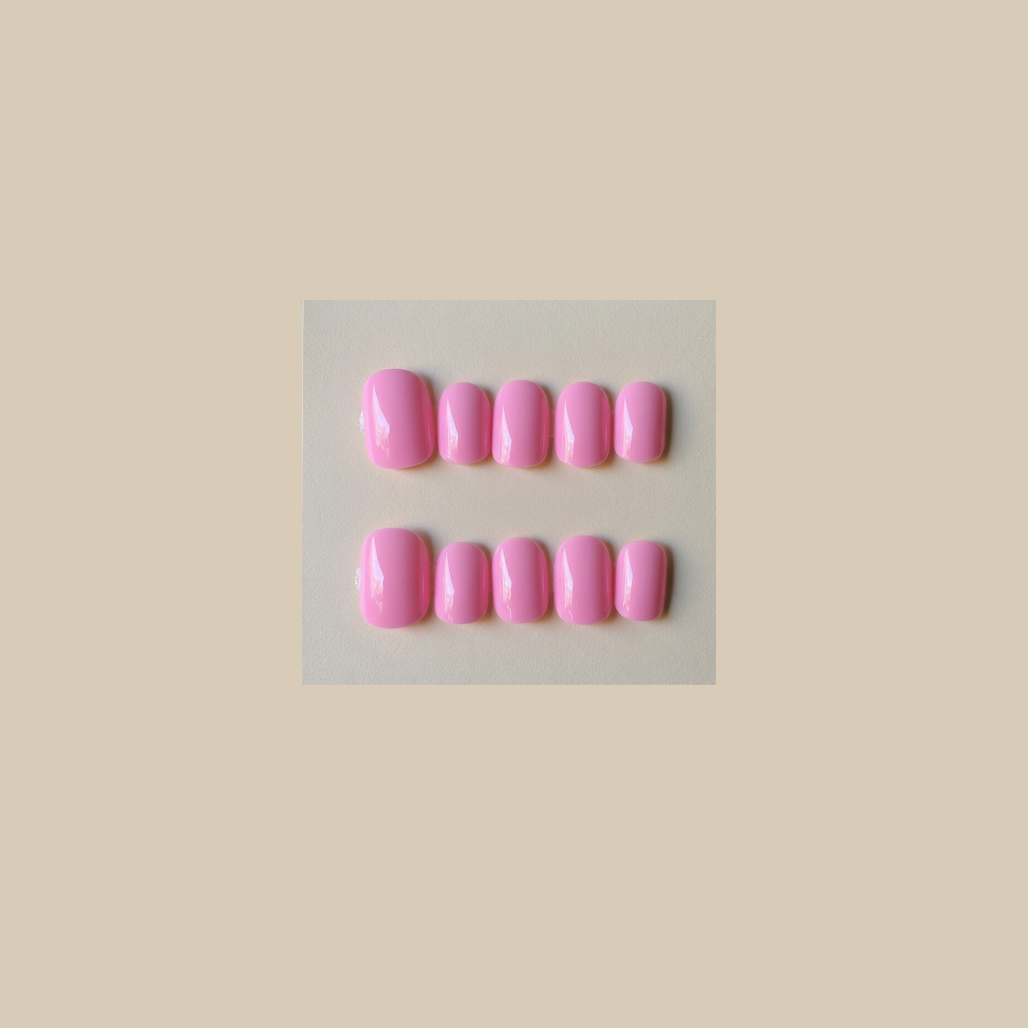 Pink Tide Press-on Nail Set (Large)